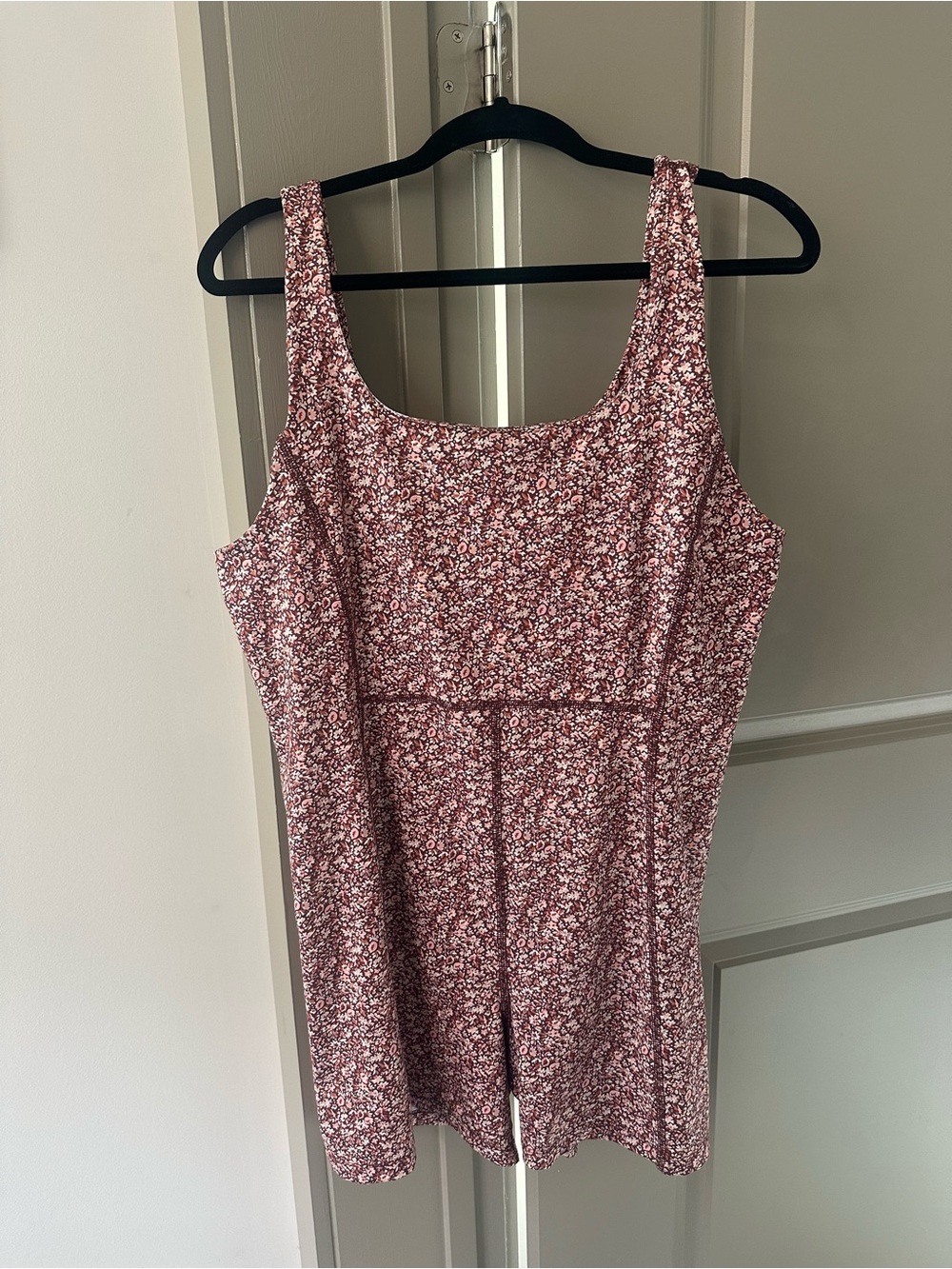 MWL by Madewell Floral Tank Romper Size XXL